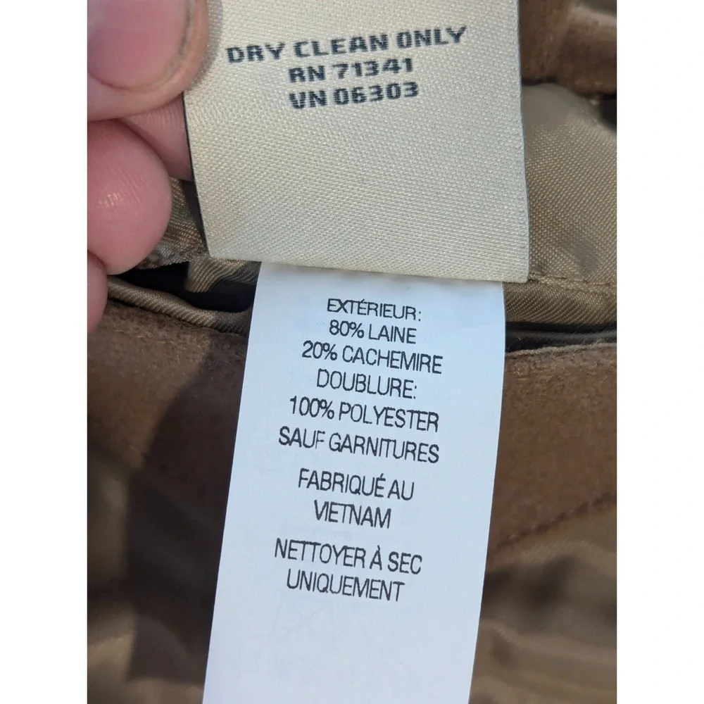 LL Bean Sport Coat Mens‎ 44T Brown Wool Cashmere Jacket Preppy Classic Blazer